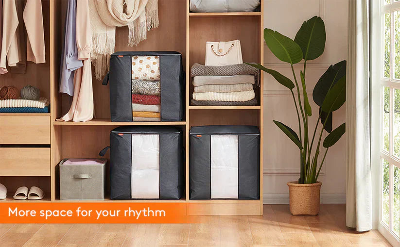 (Pack of 4) Storage Organizer Bags - 100GSM