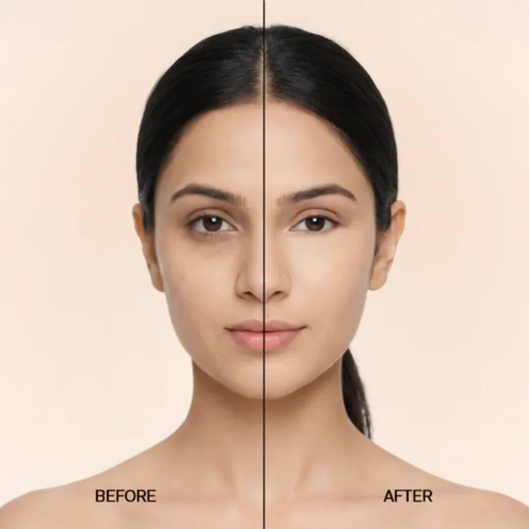 FLICKA Silk Touch & Blend & Shine Face Perfection Duo | Hydrating Primer+SPF Foundation