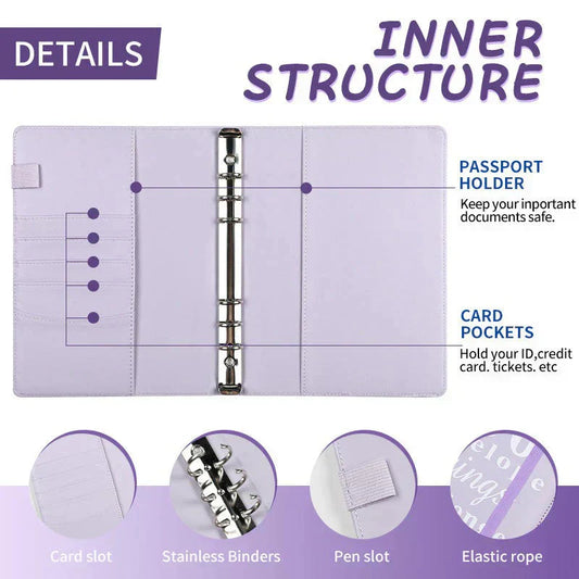 100 envelope savings notebook