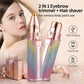 2 In 1 Rechargeable Flawless Eyebrow & Facial Hair Remover
